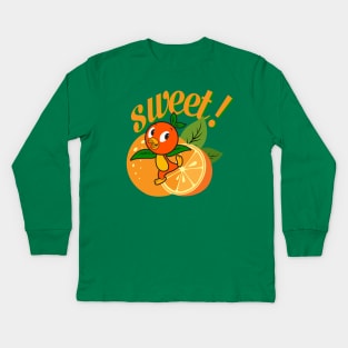 Sweet Orange Kids Long Sleeve T-Shirt